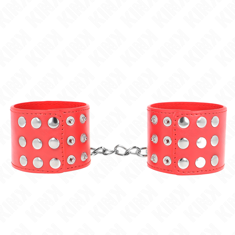 KINK - ALGEMAS COM FECHO DE PRESSÃO AJUSTÁVEL VERMELHAS 19-24 CM X 5.5 CM