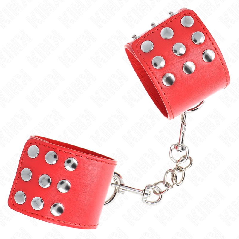 KINK - ALGEMAS COM FECHO DE PRESSÃO AJUSTÁVEL VERMELHAS 19-24 CM X 5.5 CM