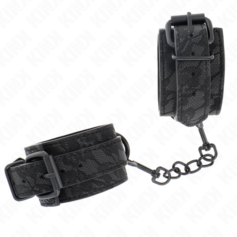 KINK - PUNKOS COBERTOS DE RENDA ESCURA AJUSTÁVEIS PRETO 19-26 CM