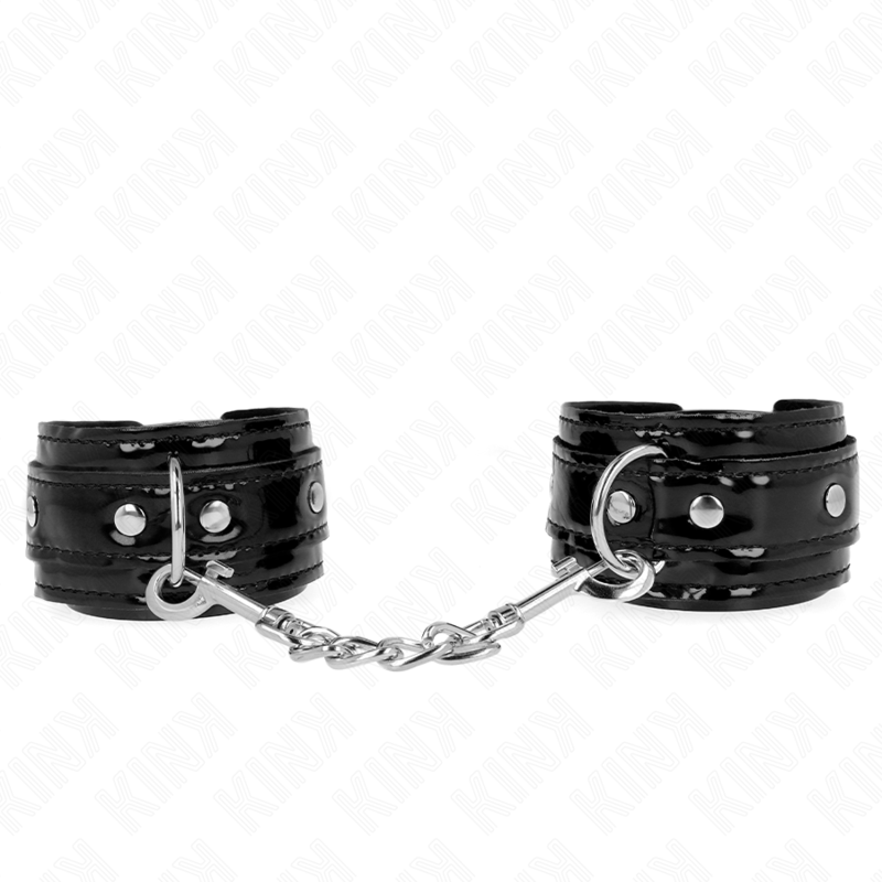 KINK - PUNKOS DE PULSO DE NEOPRENO BRILHANTE AJUSTÁVEIS 17-24 CM X 4,5 CM