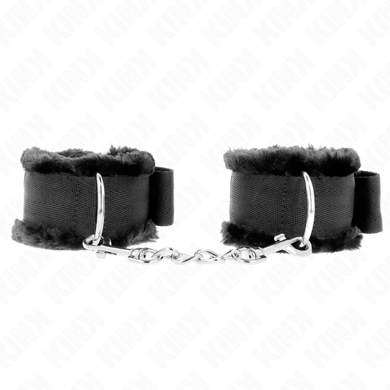 KINK - ALGEMAS FORRADAS PRETAS AJUSTÁVEL 17-31 CM X 7 CM