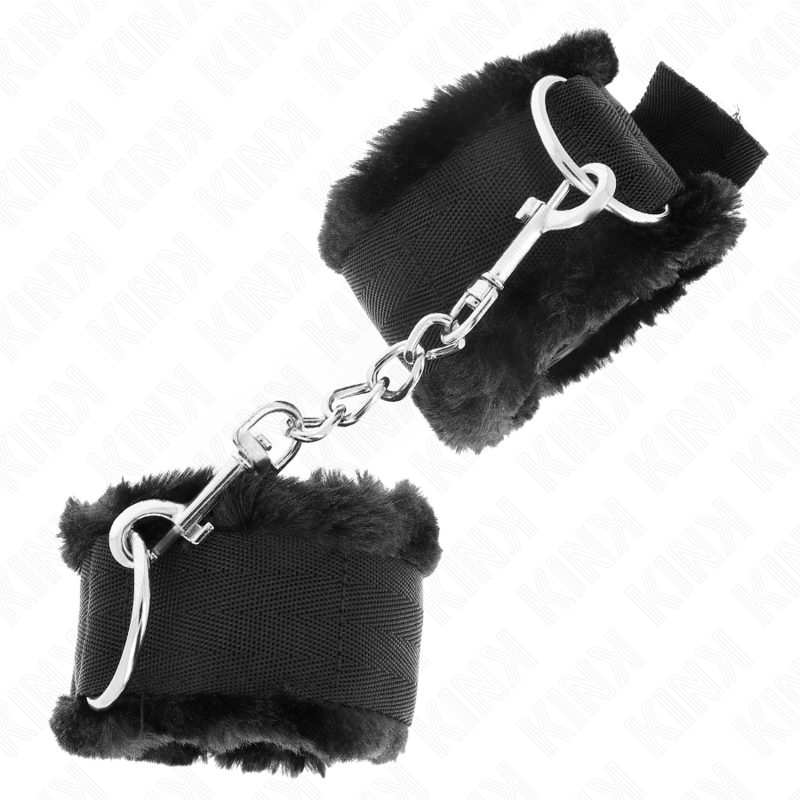 KINK - ALGEMAS FORRADAS PRETAS AJUSTÁVEL 17-31 CM X 7 CM