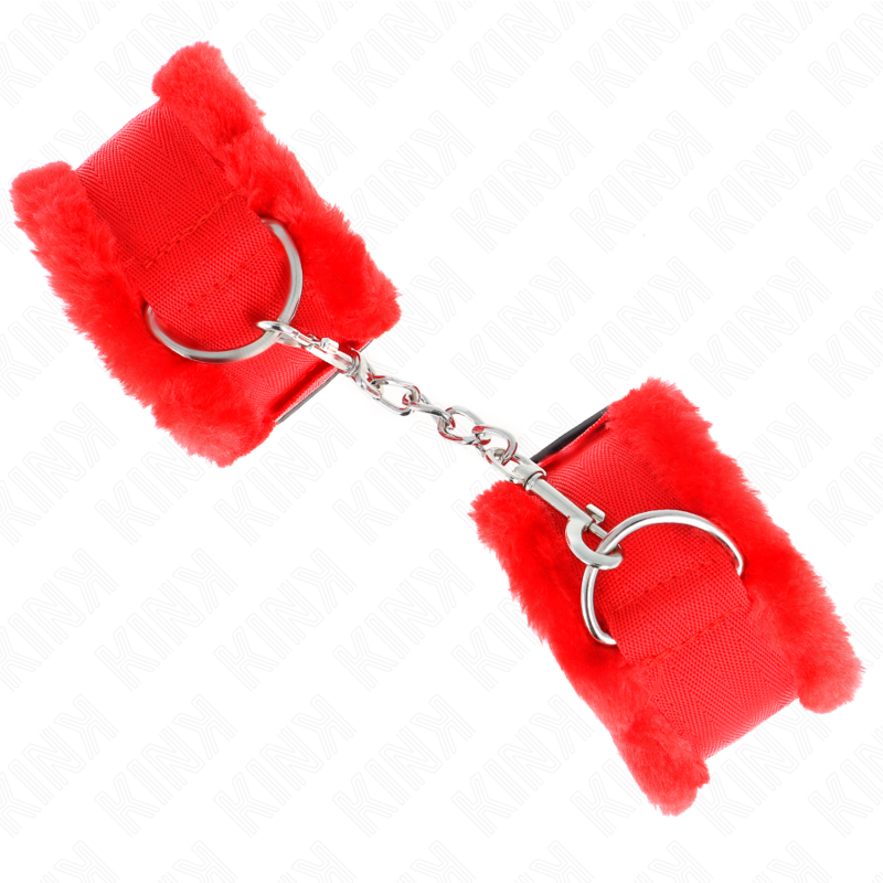 KINK - ALGEMAS FORRADAS VERMELHAS AJUSTÁVEL 17-31 CM X 7 CM