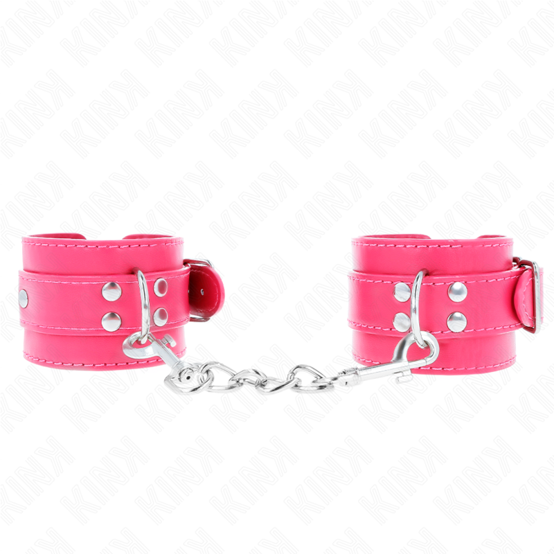 KINK - PUNKOS ROSA FRAMBUESA COM FORRO ROSA FRAMBUESA AJUSTÁVEL 20-28 CM X 5,5 CM