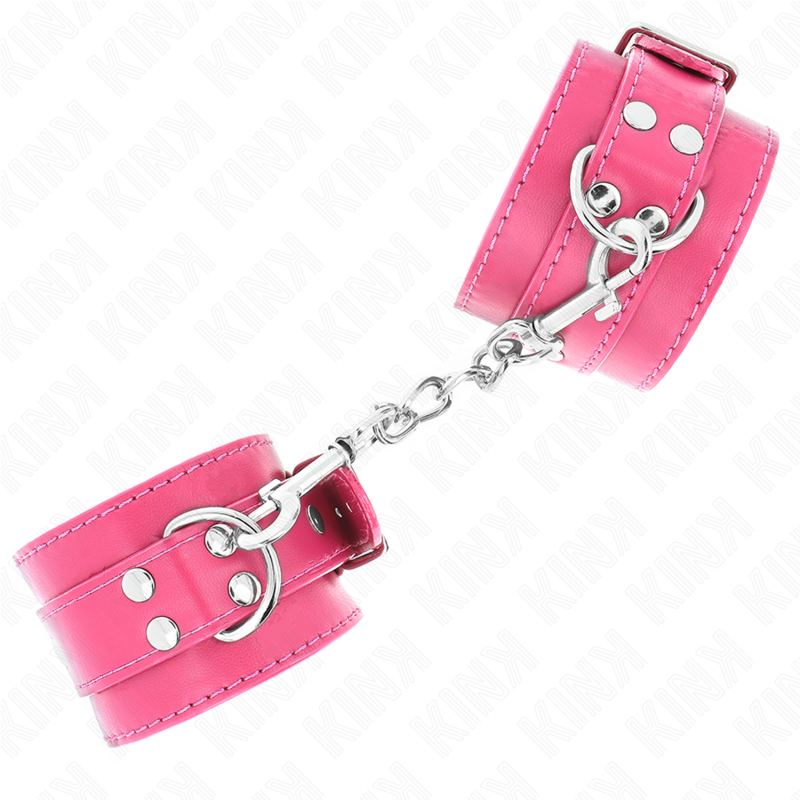KINK - PUNKOS ROSA FRAMBUESA COM FORRO ROSA FRAMBUESA AJUSTÁVEL 20-28 CM X 5,5 CM