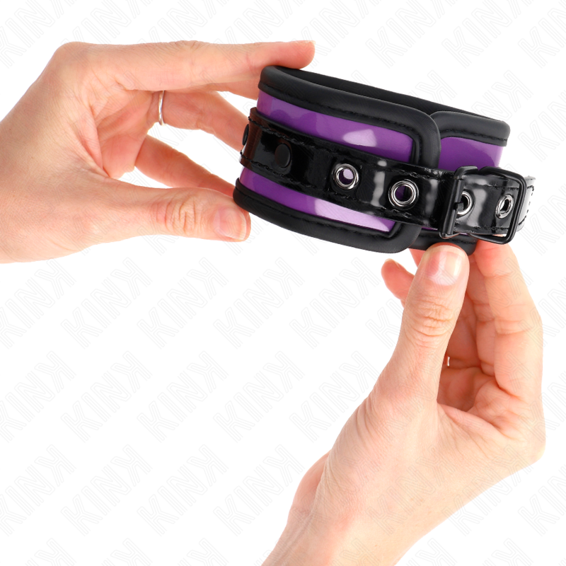 KINK - PUNKOS DE NEOPRENO ROXO CLARO AJUSTÁVEIS 21-28 CM X 5 CM