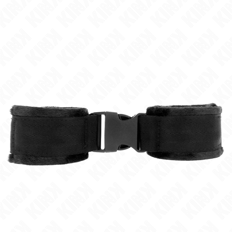 KINK - RETENÇÕES DE PULSO NYLON BIND HOOK&amp;LOOP VERMELHO-PRETO MODELO 1 AJDUSTABLE 25-35 CM X 6 CM