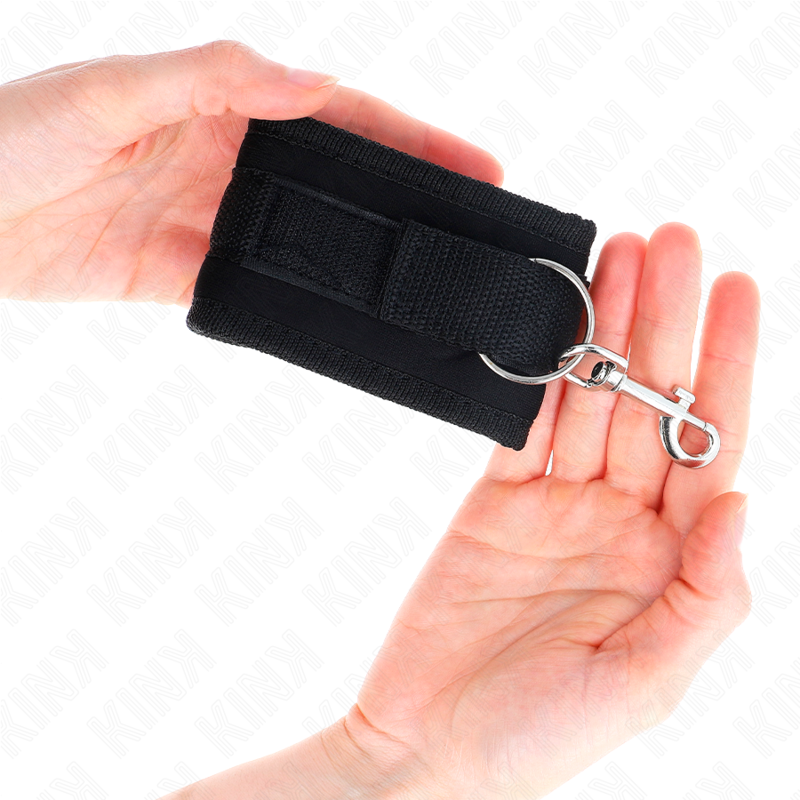 KINK - PULSO NYLON BIND HOOK&amp;LOOP PRETO MODELO 2 AJUSTÁVEL 18-35 CM X 6 CM