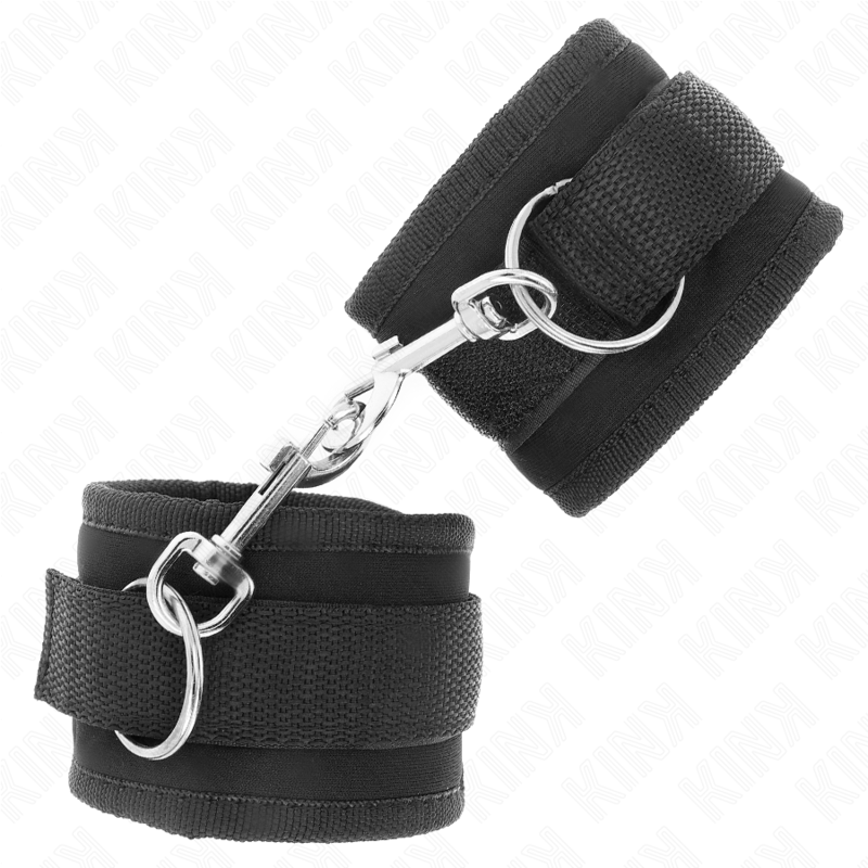 KINK - PULSO NYLON BIND HOOK&amp;LOOP PRETO MODELO 2 AJUSTÁVEL 18-35 CM X 6 CM