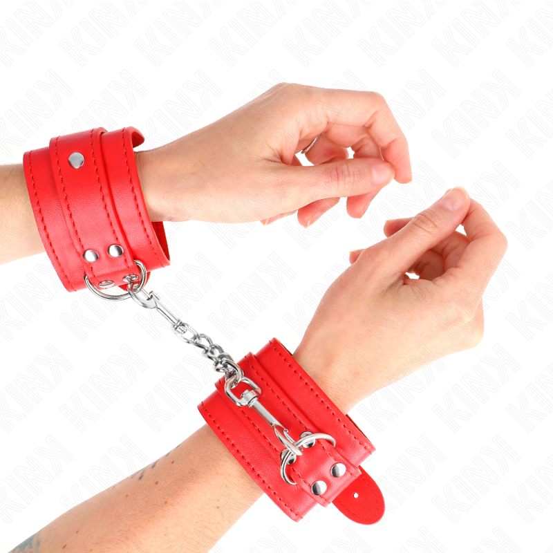 KINK - ALGEMAS SIMPLES VERMELHAS AJUSTÁVEL 20-23 CM X 5.5 CM