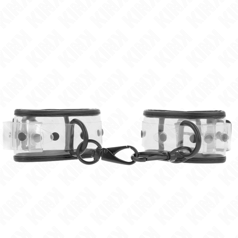 KINK - PUNKOS DE PULSO TRANSPARENTES AJUSTÁVEIS 18-30 CM X 5,5 CM