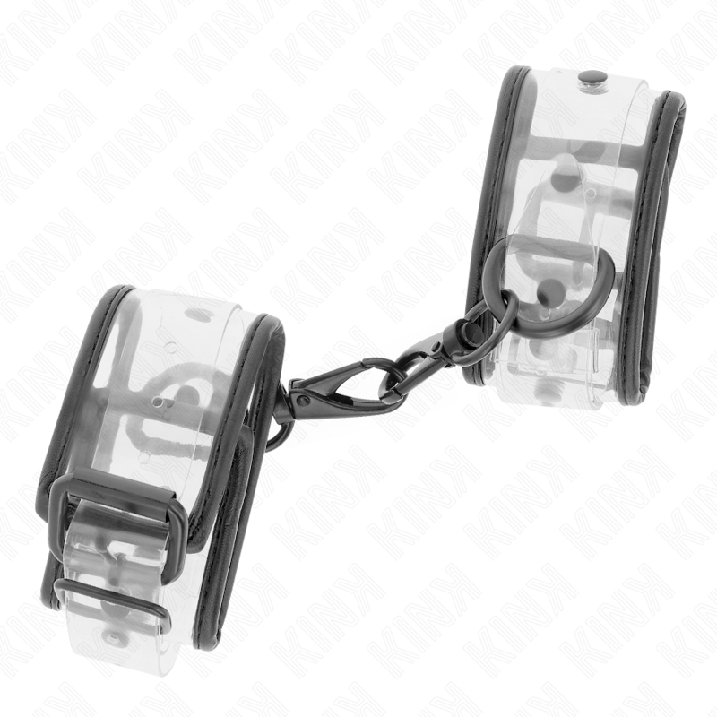 KINK - PUNKOS DE PULSO TRANSPARENTES AJUSTÁVEIS 18-30 CM X 5,5 CM
