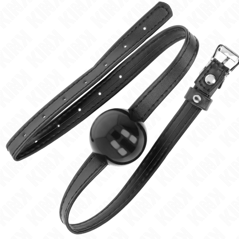 KINK - MORDAÇA DE BOLA 4 CM COM CORREIA SIMPLICITY PEQUENA
