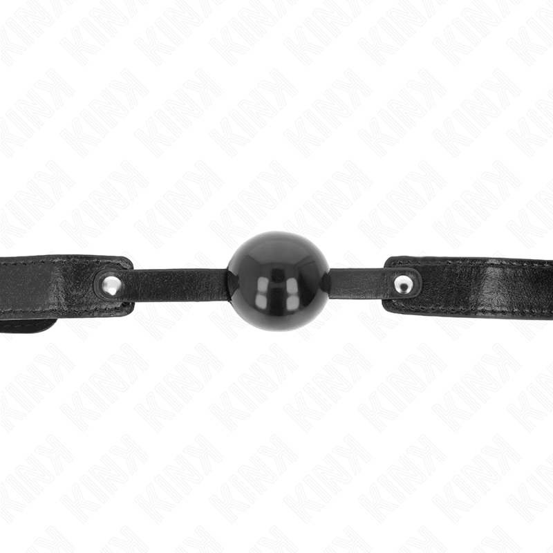 KINK - MORDAÇA COM BOLA 4 CM SUAVE EM TPE MODELO 2 65 x 2.5 CM