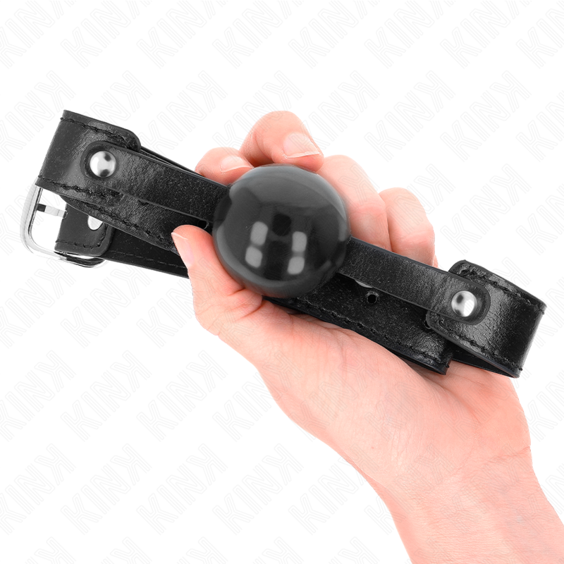 KINK - MORDAÇA COM BOLA 4 CM SUAVE EM TPE MODELO 2 65 x 2.5 CM