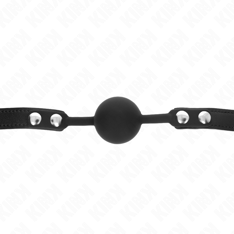 Kink - Bola de silicona de 4 cm, mordaza modelo 1, 60 x 2 cm