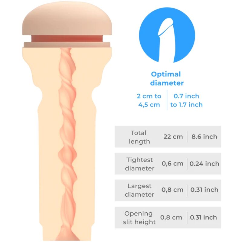 KIIROO - FEEL STROKER MASTURBADOR TRASEIRO EXTRA APERTADO NATURAL