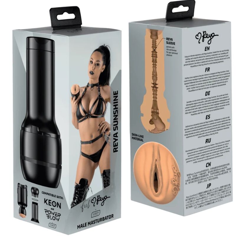 KIIROO - SIENTE REYA SUNSHINE STROKER KIIROO STARS COLEÇÃO