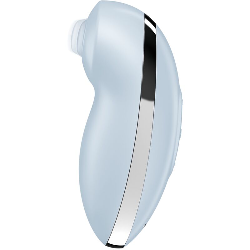 Satisfyer Tap &amp; Climax 2 Vibrador y Estimulador Azul