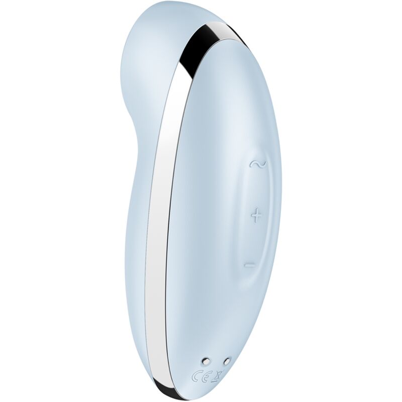 Satisfyer Tap &amp; Climax 2 Vibrador y Estimulador Azul