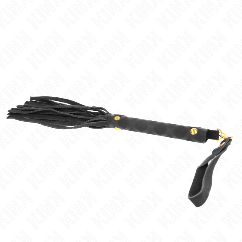 KINK - MINI CHICOTE EM CAMURÇA PRETO 30 CM