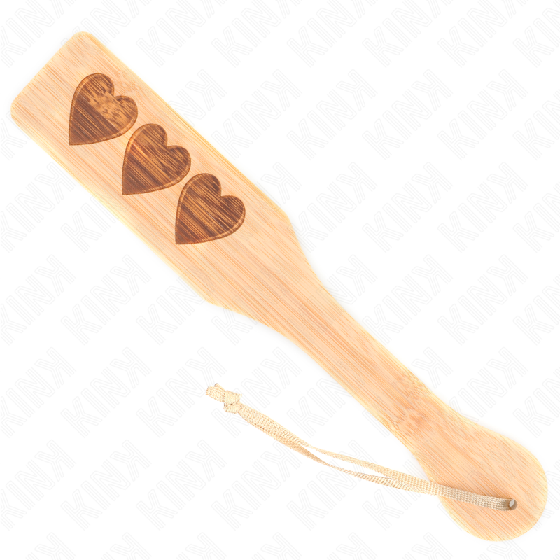 KINK - PALETA DE BAMBU DISEÑO CORAÇÃO 32 X 5,5 CM