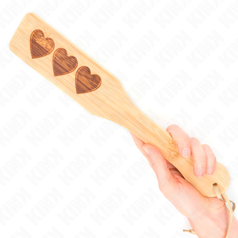 KINK - PALETA DE BAMBU DISEÑO CORAÇÃO 32 X 5,5 CM