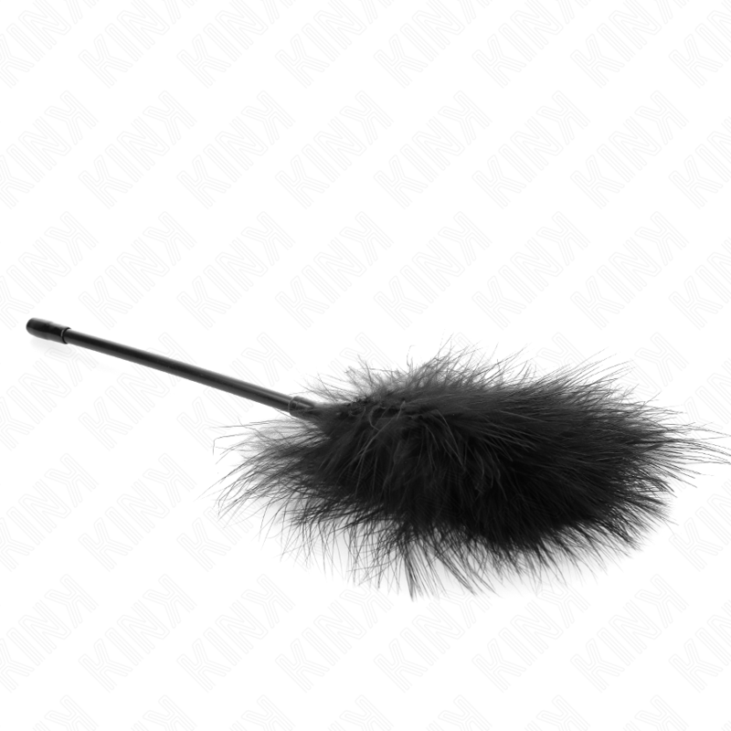 KINK - PLUMAS PARA COSQUINHAS PRETAS USADAS EM KIT BONDAGE 27 CM