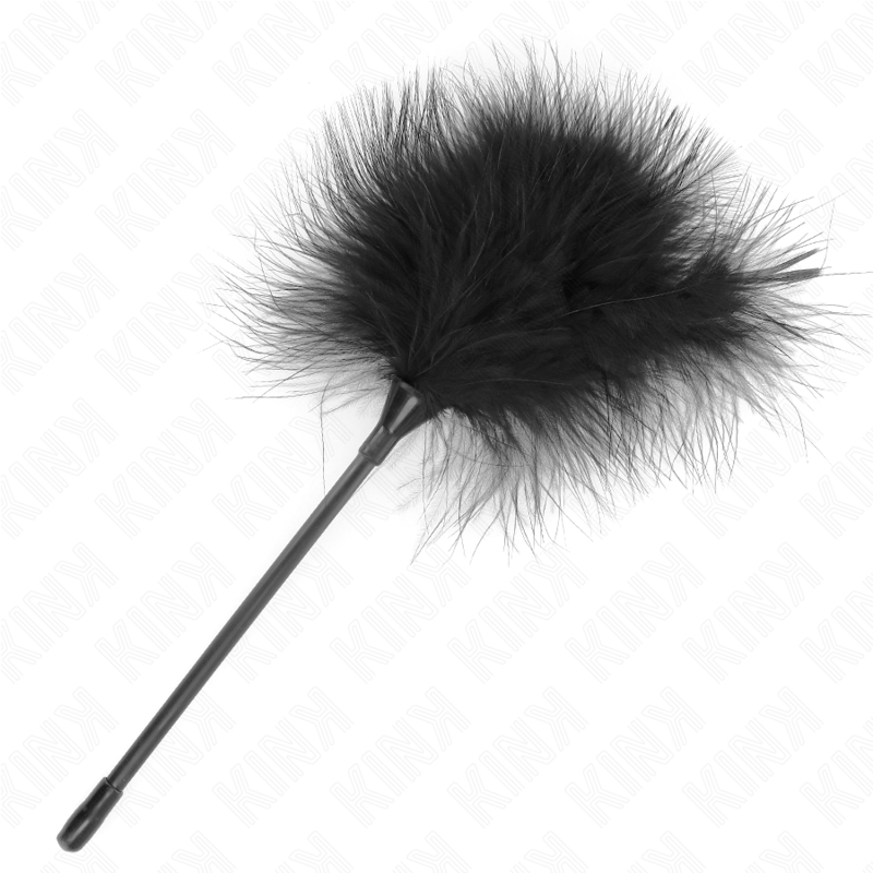 KINK - PLUMAS PARA COSQUINHAS PRETAS USADAS EM KIT BONDAGE 27 CM