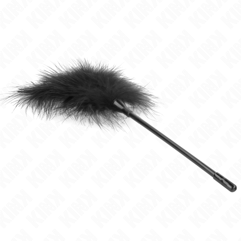 KINK - PLUMAS PARA COSQUINHAS PRETAS USADAS EM KIT BONDAGE 27 CM