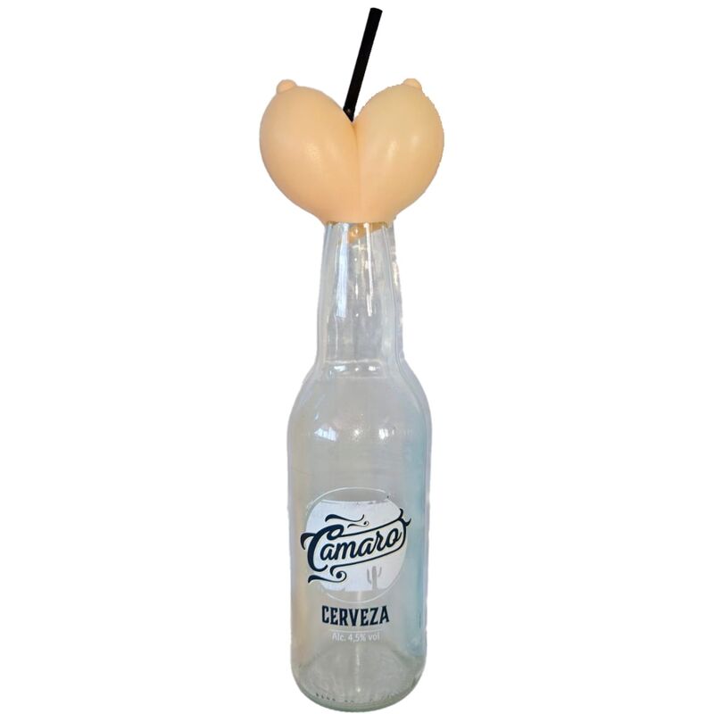 DIABLO PICANTE - TETAS PARA GARRAFA DE VIDRO DE 360 ML