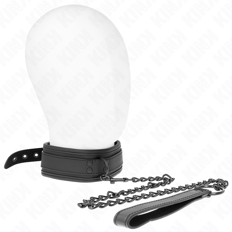 KINK - COLAR DE NEOPRENO BONDAGE MODELO 1 COM CINTO 78 CM AJUSTÁVEL 37,5 X 49,5 CM