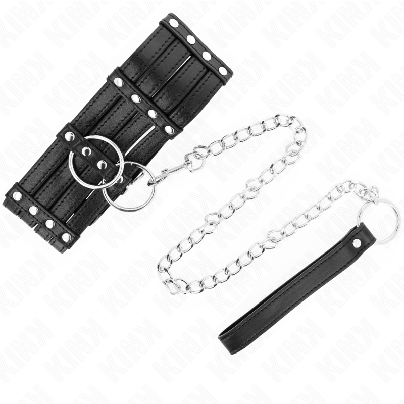 KINK - COLAR COM TRELA 65 CM ESTILO SUB AJUSTÁVEL 35-51 CM X 7 CM