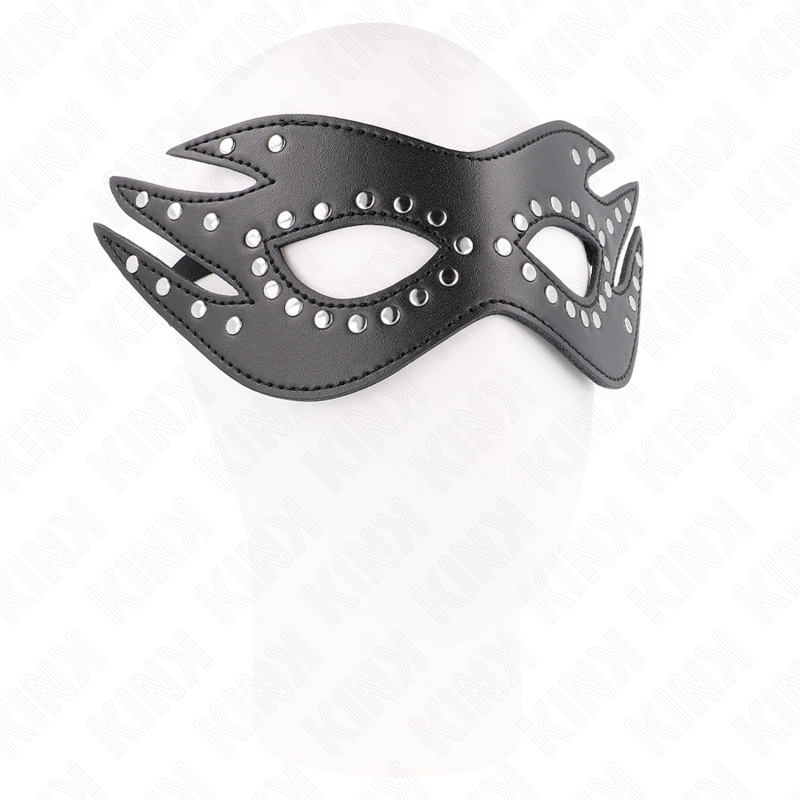KINK - MÁSCARA EM POLIPELE COM REBITES MODELO 3 26 x 9.5 CM