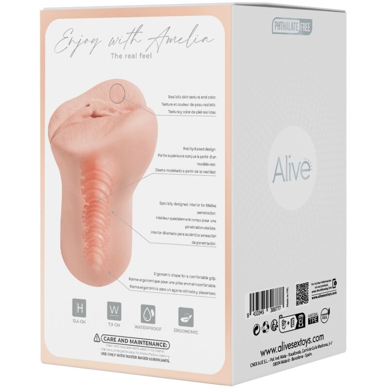 VIVO - FLEX MASTURBADOR MASCULINO VAGINAL TAMANHO M
