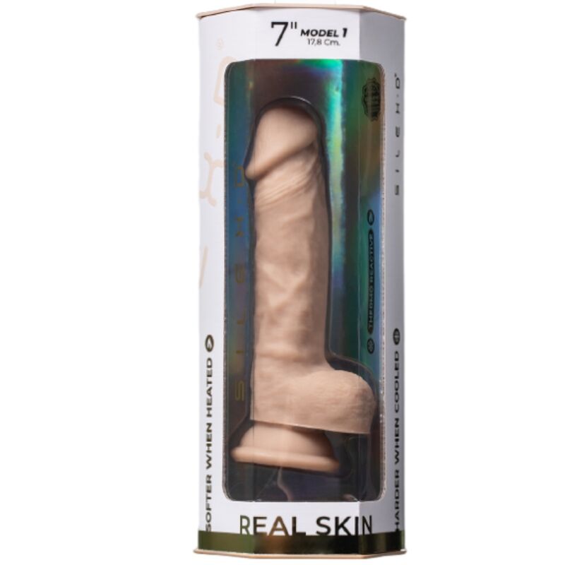 SILEXD - MODELO 1 PÊNIS REALÍSTICO PREMIUM SILICONA SILEXPAN 21.5 CM