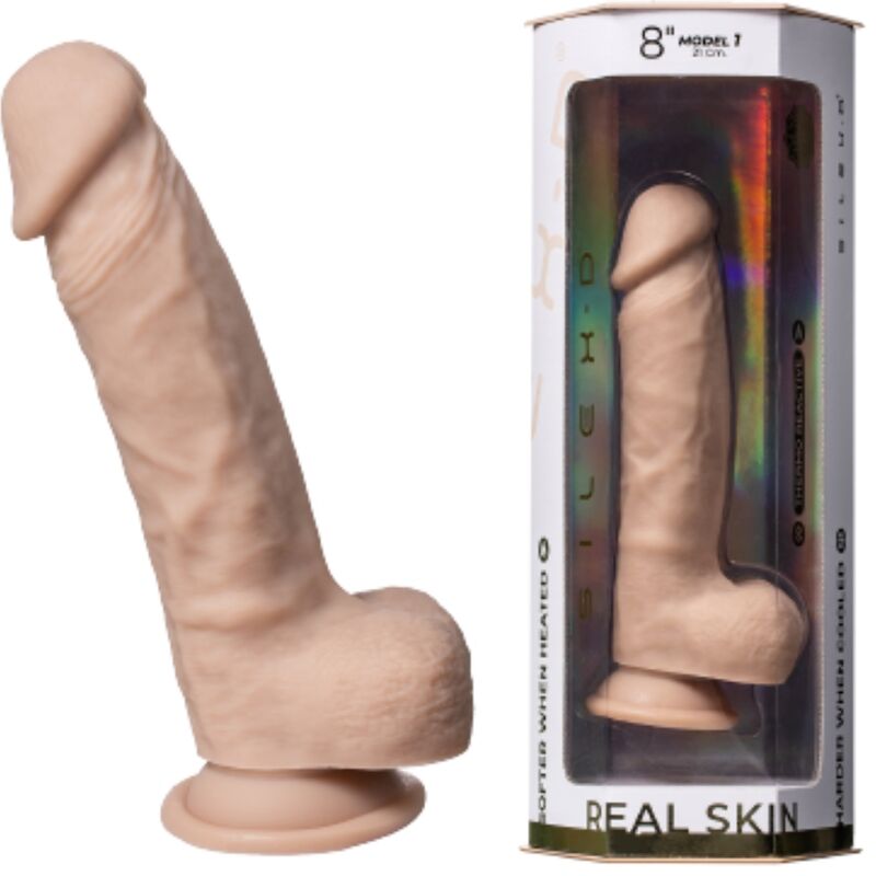 SILEXD - MODELO 1 PÊNIS REALÍSTICO PREMIUM SILEXPAN SILICONA 21.5 CM