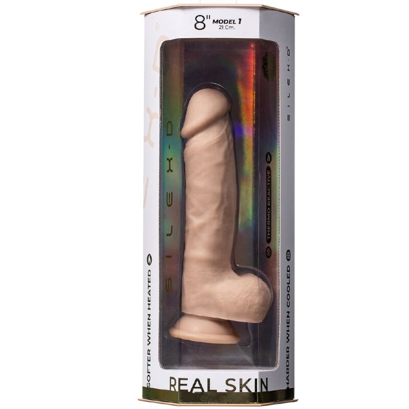 SILEXD - MODELO 1 PÊNIS REALÍSTICO PREMIUM SILEXPAN SILICONA 21.5 CM