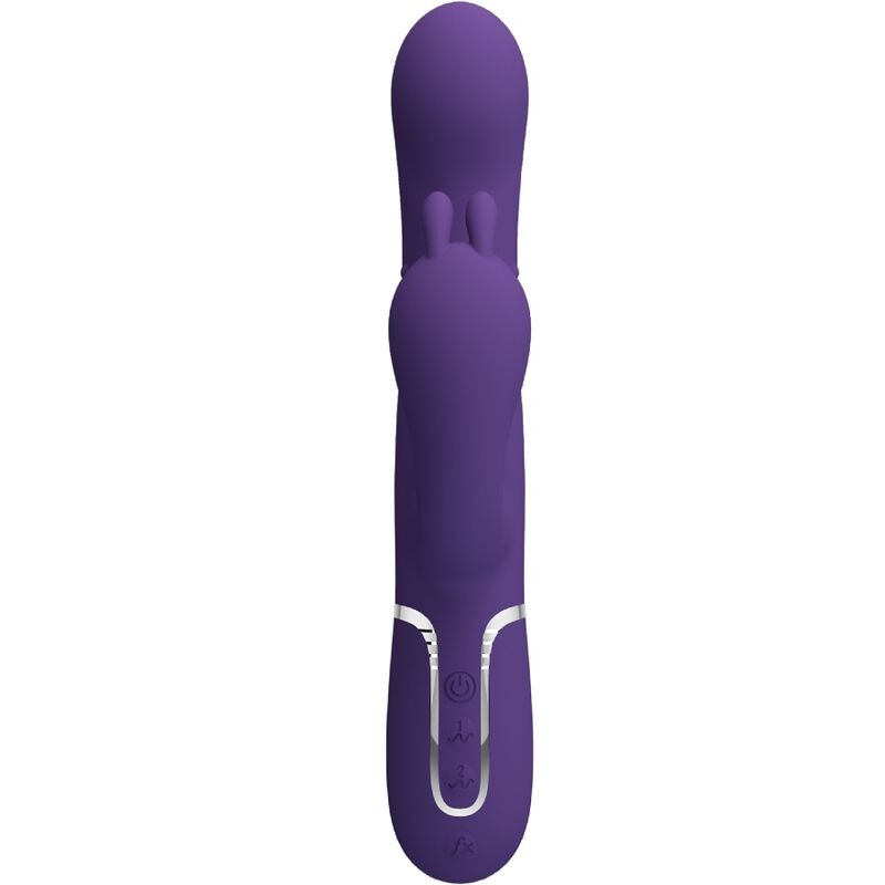Pretty Love Cammy Triplo Vibrador Multifunción 4 en 1 Roxo