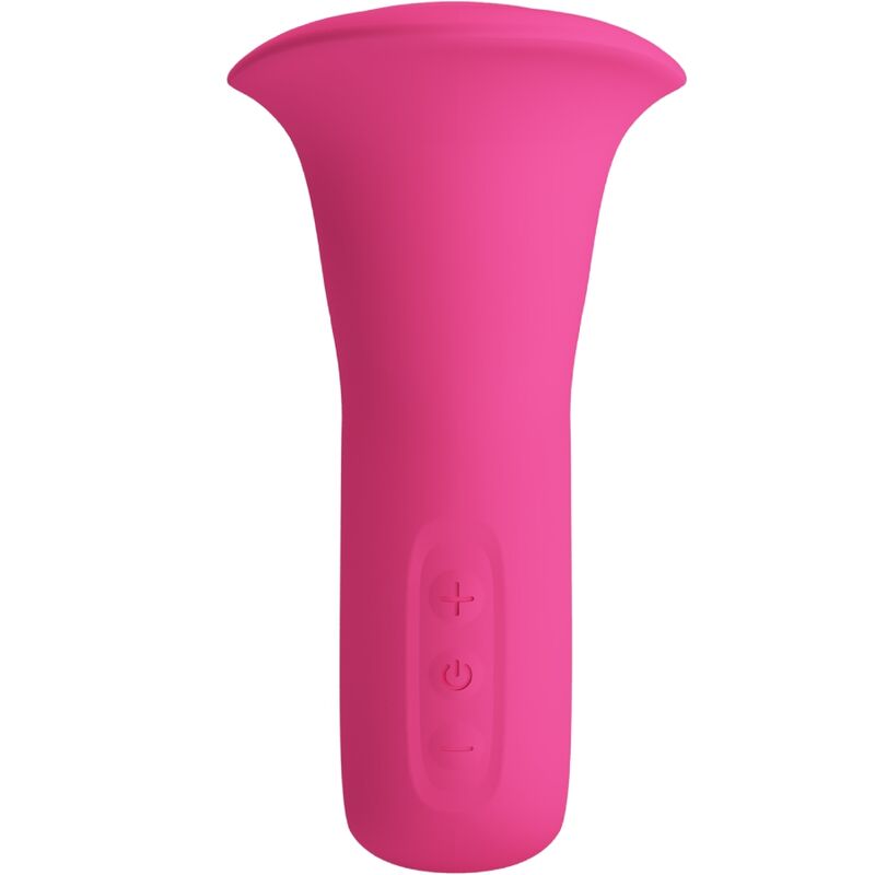 PRETTY LOVE - CLYDE VIBRADOR ORAL COM LÍNGUA VIBRATÓRIA 12 VIBRAÇÕES ROSA