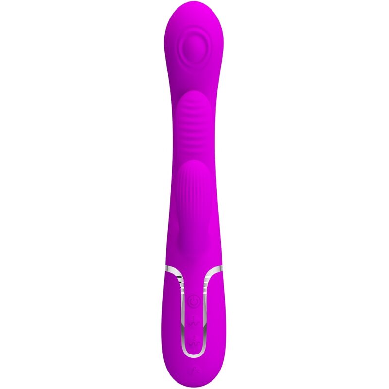 PRETTY LOVE - SHANIA TRIPLO VIBRADOR RABBIT MULTIFUNÇÕES ROSA