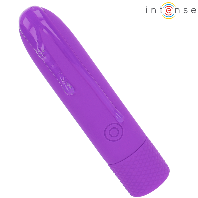 INTENSO - SYMONE USB RECARREGÁVEL VIBRATÓRIA BULLET 8 VIBRAÇÕES ROXO 10 X 2,2 CM