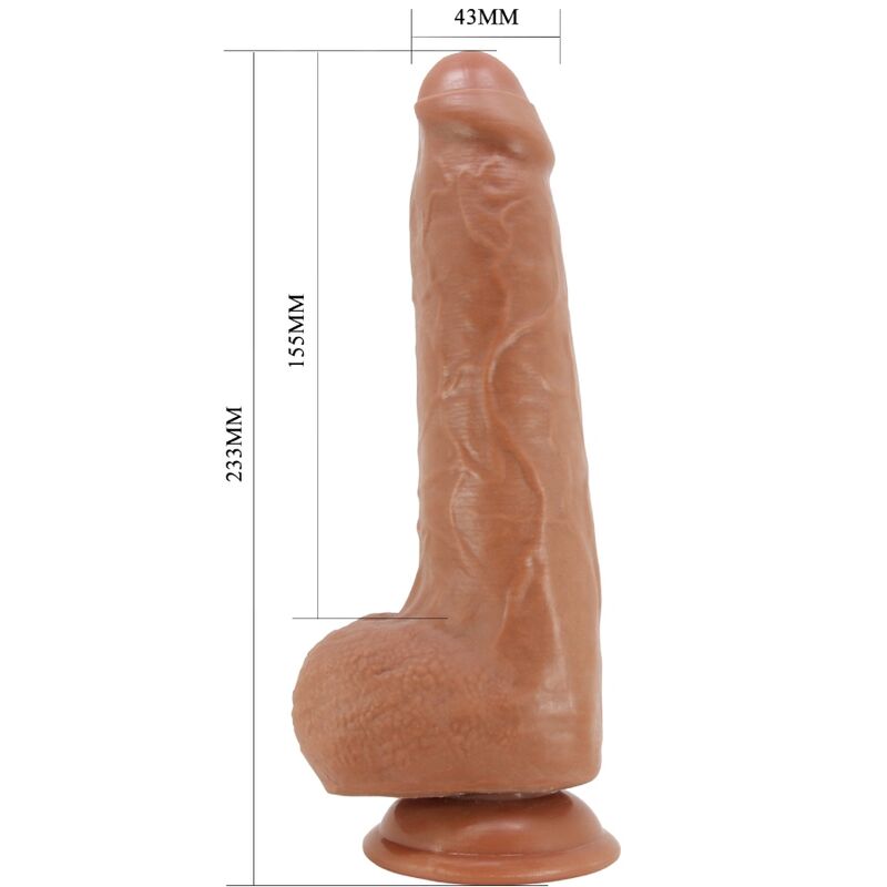 PRETTY LOVE - DRACO DILDO REALISTA 23 CM MODELO 2 NATURAL