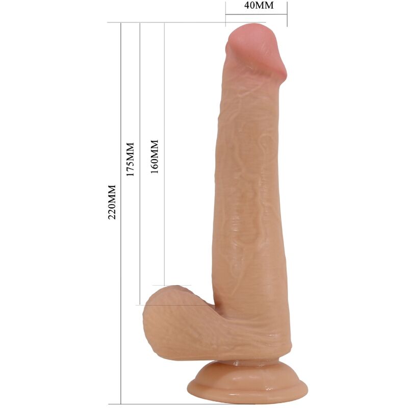 PRETTY LOVE - TALLEN DILDO REALISTA 22 CM NATURAL
