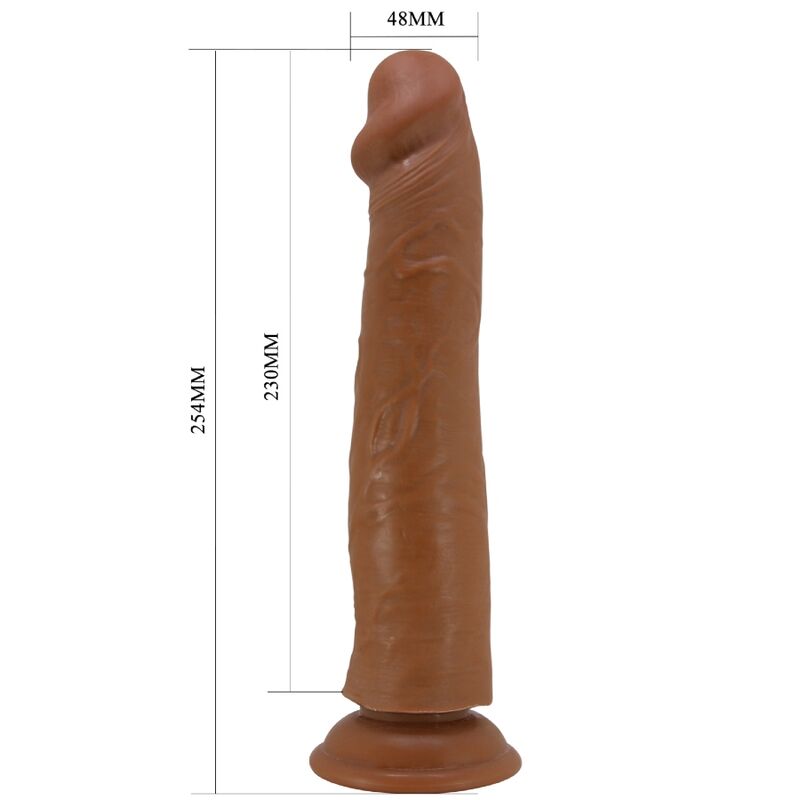 Pretty Love - Consolador Realista Sharife 25 Cm Marrom