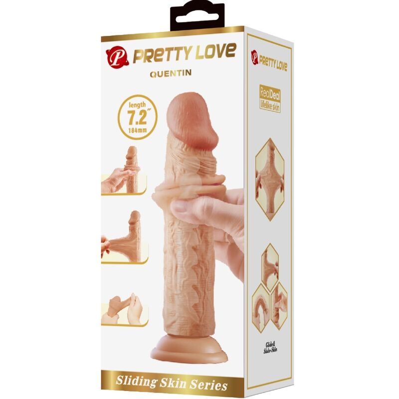 Pretty Love - Consolador Realista Quentin 18 Cm Carne