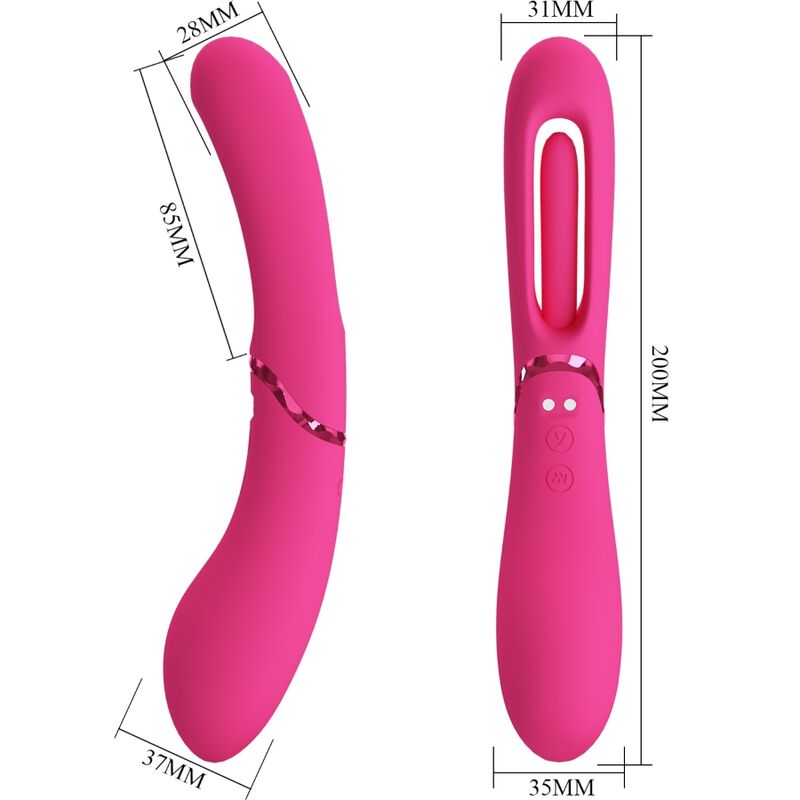 Romance - Vibrador Lexie G-Spot 7 Vibraciones Rosa