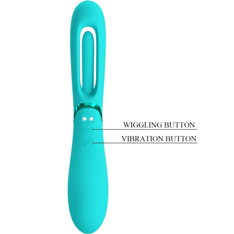 ROMANCE - LEXIE VIBRADOR PONTO G 7 VIBRAÇÕES AZUL