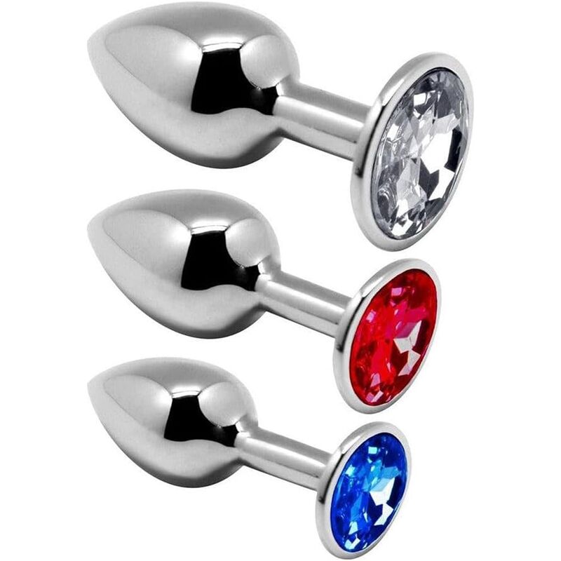 VIVO - KIT PRAZER ANAL 3 PLUG METAL