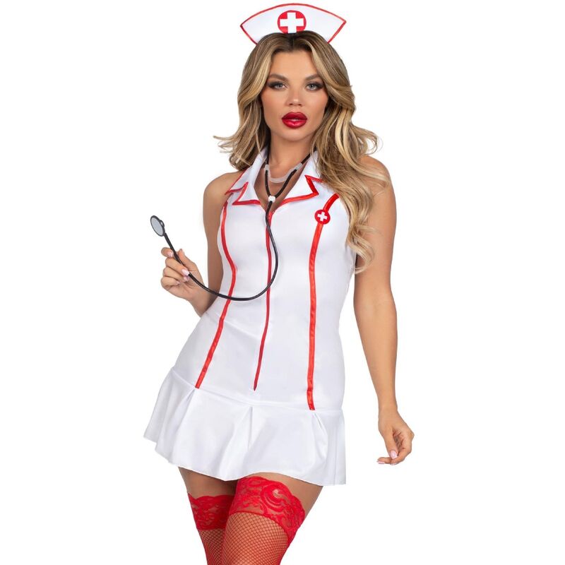LEG AVENUE - FANTASIA ENFERMEIRA CHEFE BRANCA S/M